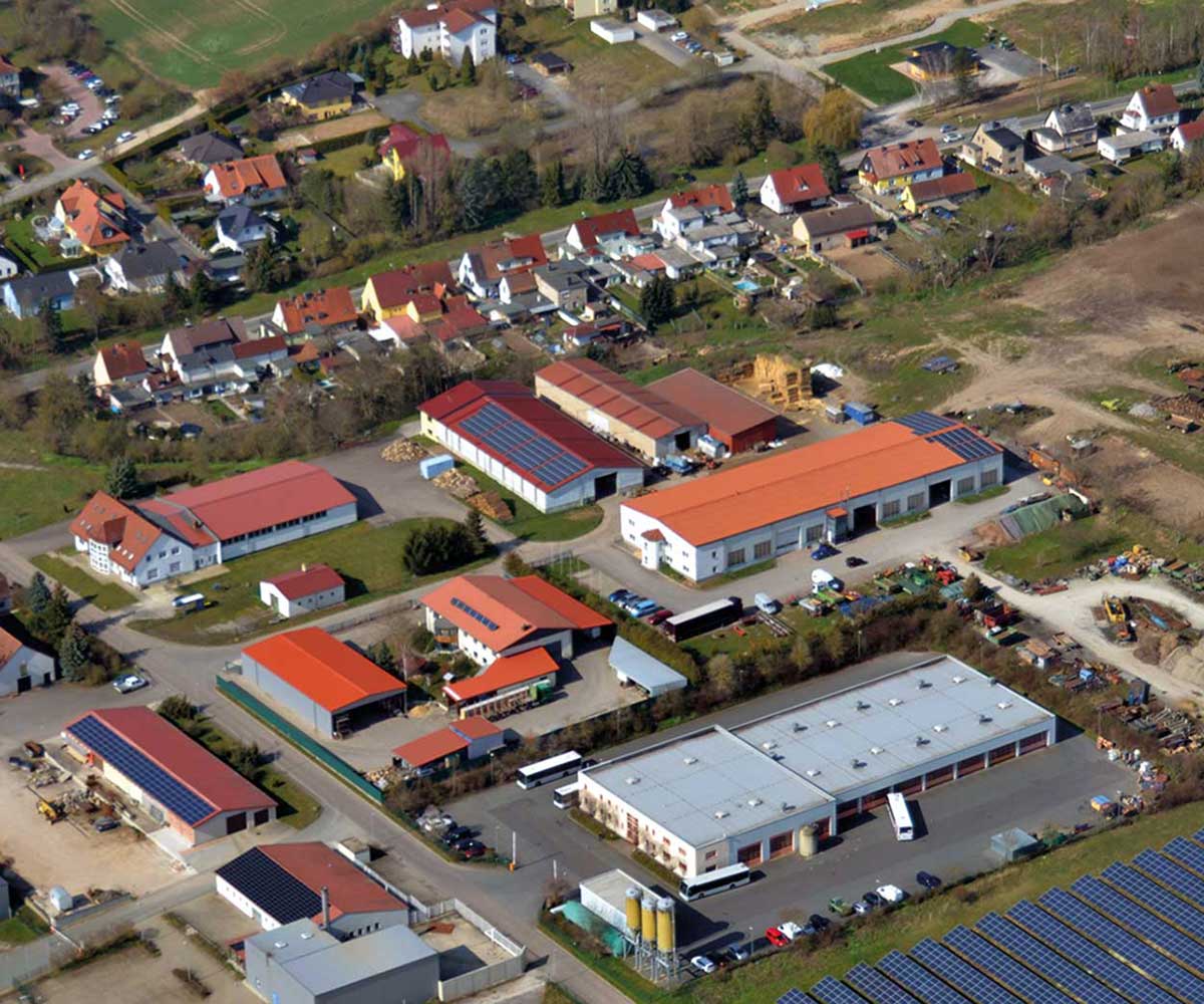 Luftbild der Firma