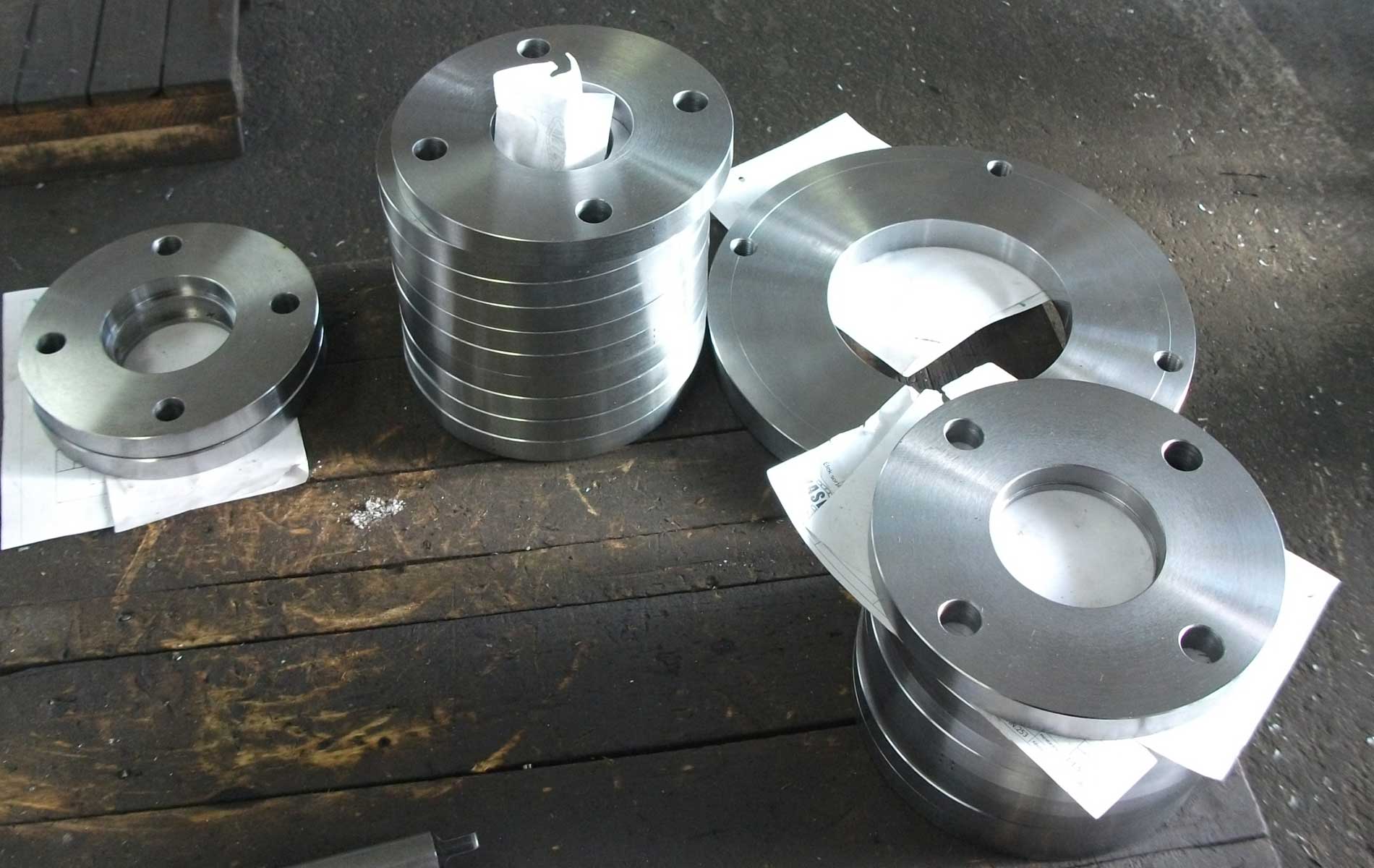 Bild von Metallteilen